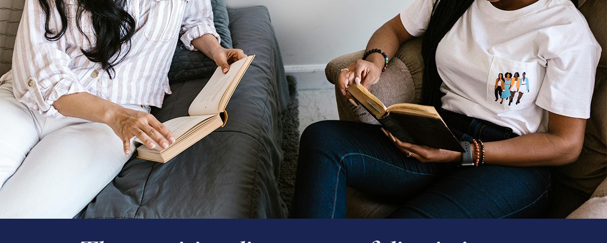 Women reading books from Lioness Communications